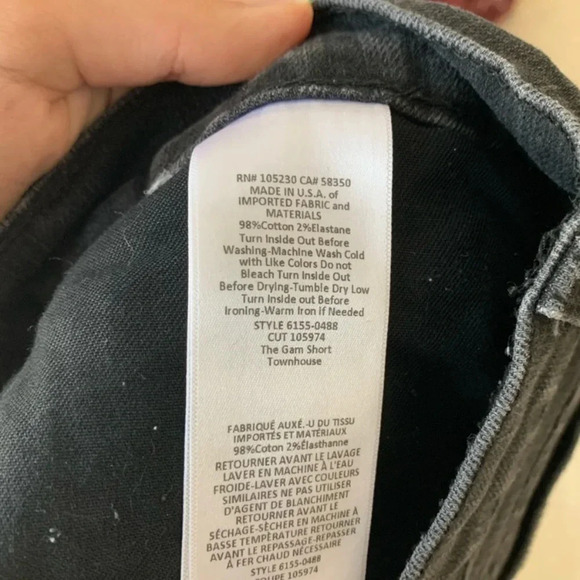 Current Elliot the gam short jean shorts size 0 - Picture 3 of 6